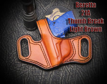 Beretta 92F Compact Thumb Break Slide Leather Holster