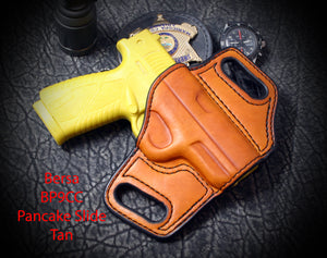 Browning 1911 22 compact Pancake Slide Leather Holster