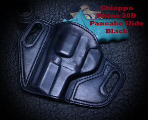 Chiappa Rhino 3" 3 inch Pancake Slide Leather Holster