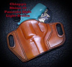 Chiappa Rhino 3" 3 inch Pancake Slide Leather Holster