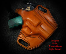 Chiappa Rhino 3 inch Thumb Break Slide Leather Holster