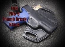 FNH FNS 9 Long Slide Thumb Break Slide Leather Holster