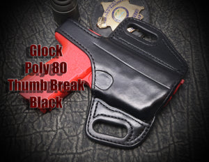 Glock G21 Gen 4 Generation 4 Thumb Break Slide Leather Holster