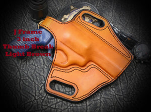 Colt Magnum Carry 357 Thumb Break Slide Leather Holster
