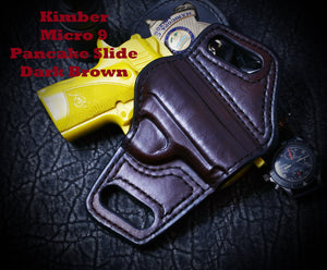 Magnum Research Mark XIX Pancake Slide Leather Holster