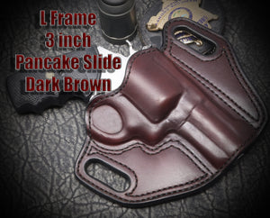 Smith & Wesson M&P 2.0 9/40 Compact. Pancake Slide Leather Holster