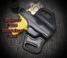 Sig Sauer P320 Compact 45 Thumb Break Slide Leather Holster