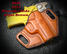 Smith & Wesson M&P 2.0 9/40 Compact. Pancake Slide Leather Holster