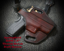 Springfield Armory 911. Pancake Slide Leather Holster.
