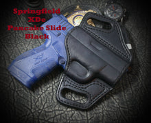 Springfield Armory XDe 3.3". Pancake Slide Leather Holster.