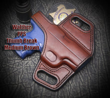 Walther CCP Thumb Break Slide Leather Holster
