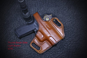 Springfield XDM Elite 10mm 3.8"  Thumb Break Slide Leather Holster